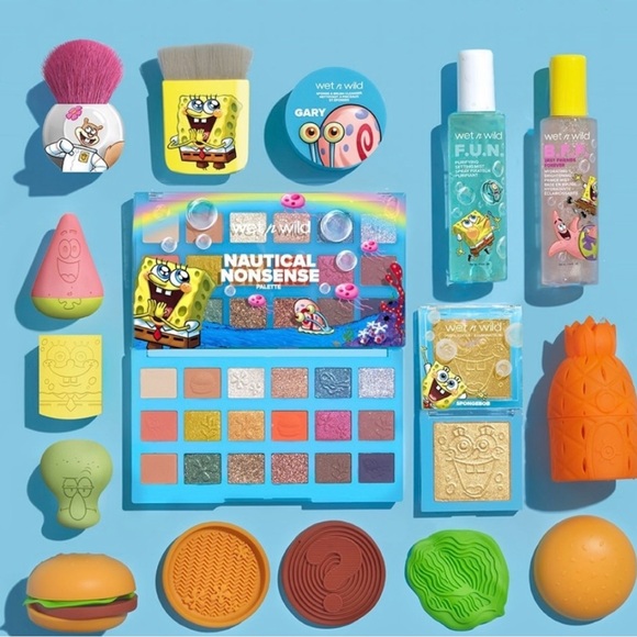 ✨NEW✨ SpongeBob SquarePants Ltd. Edition Full Vault Collection 12 Pc. WET n WILD - Picture 16 of 17